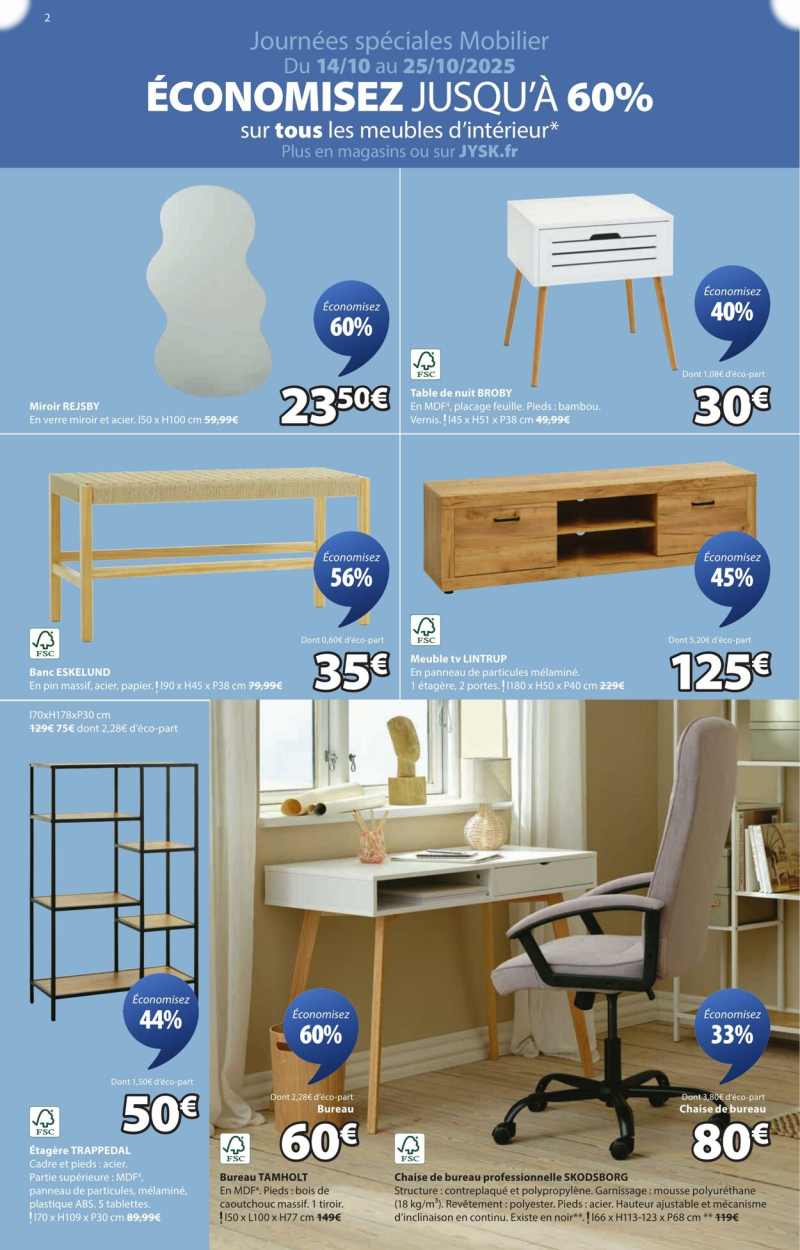Jysk catalogue du 15/10 au 30/10/2025 – page 3