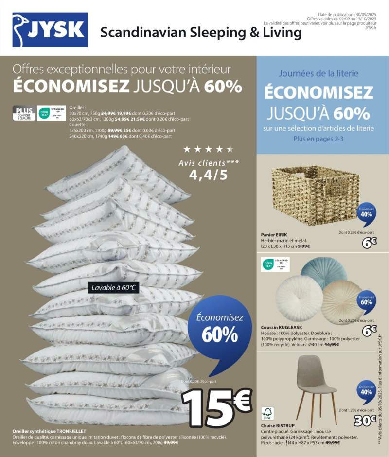 Jysk catalogue du 01/10 au 16/10/2025 – page 2