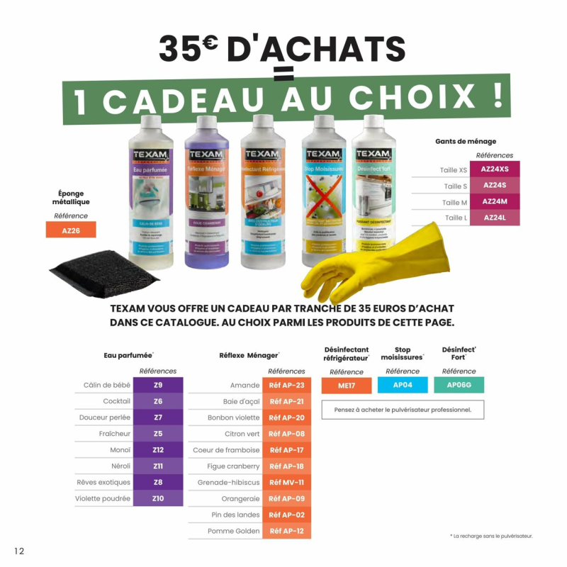 Texam catalogue du 01/01 au 01/04/2025 – page 12