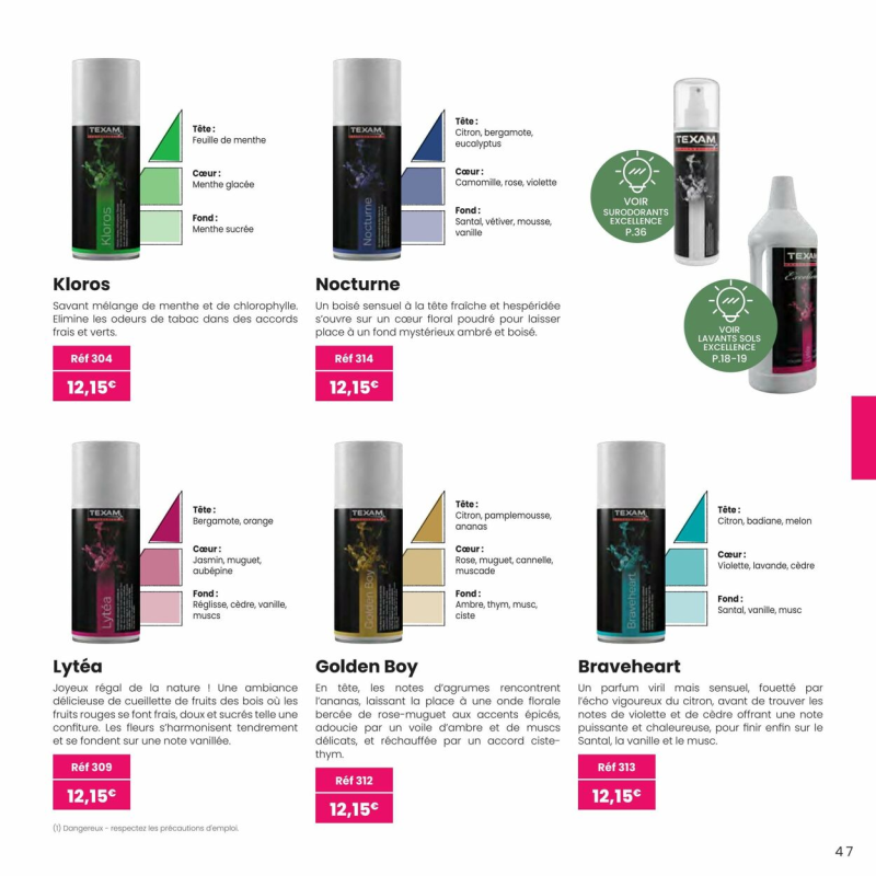 Texam catalogue du 01/01 au 01/04/2025 – page 47