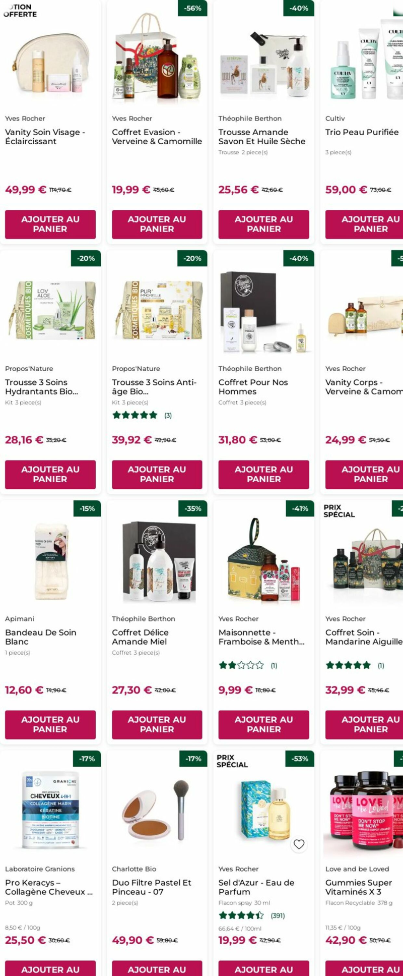 Yves Rocher catalogue du 22/12 au 01/01/2026 – page 18