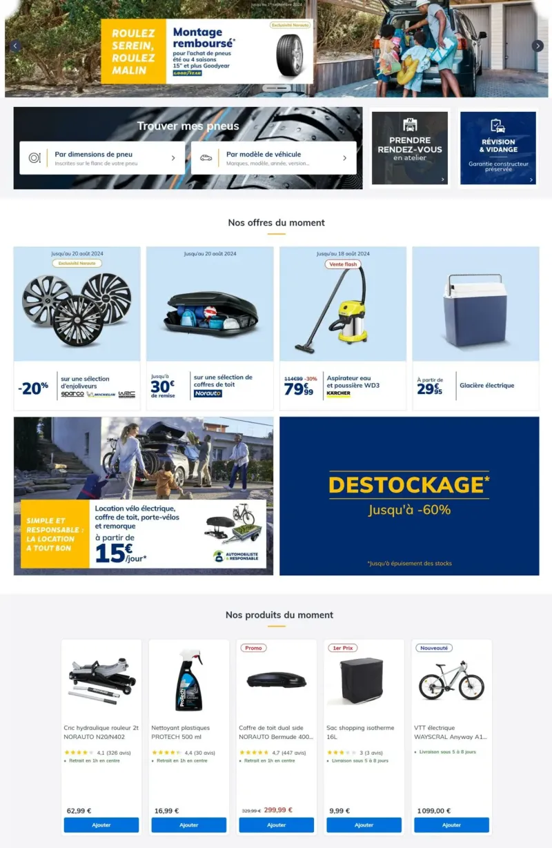 Norauto catalogue du 01/08 au 01/09/2024 – page 1