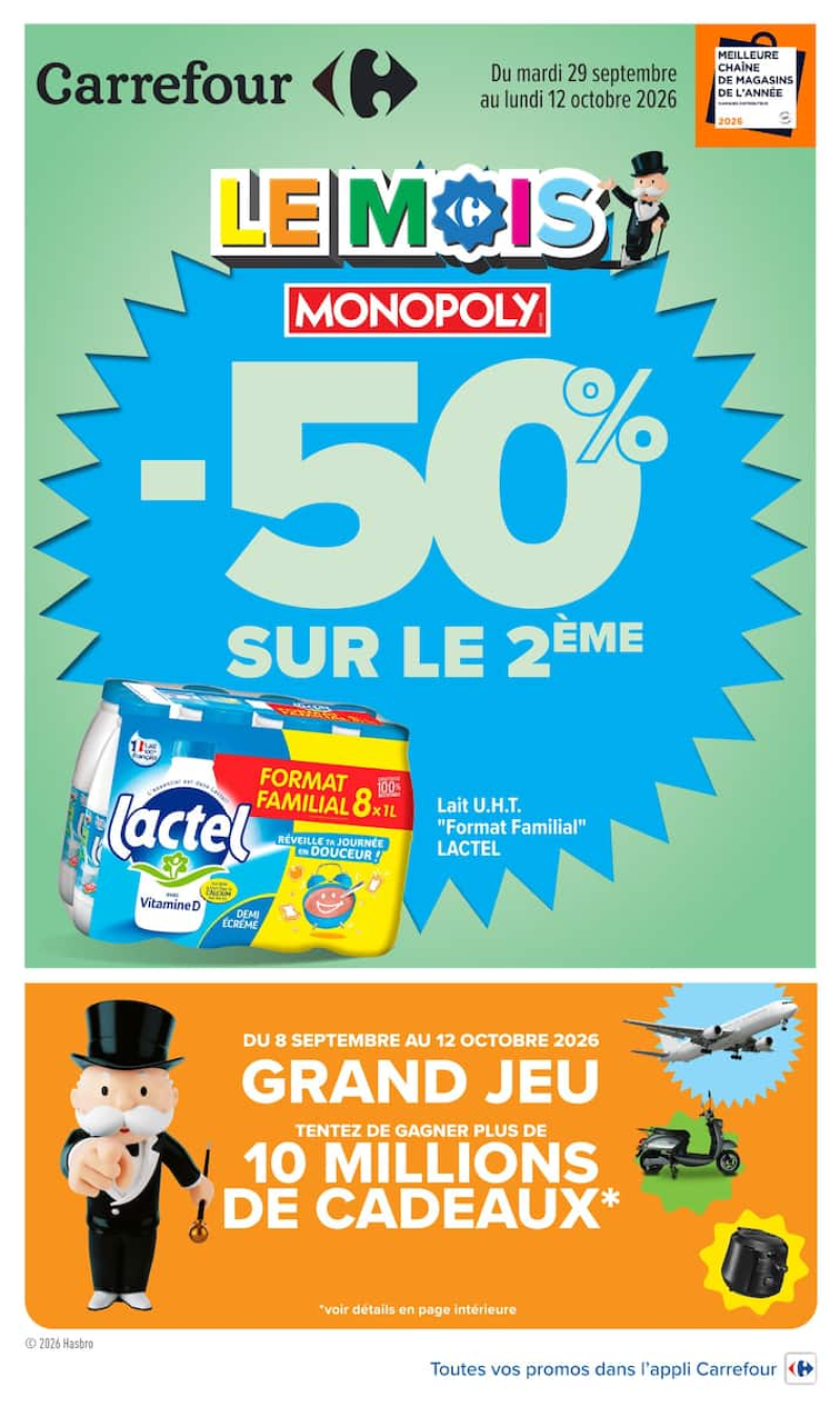 Carrefour catalogue du 29/09 au 13/10/2026 – page 1