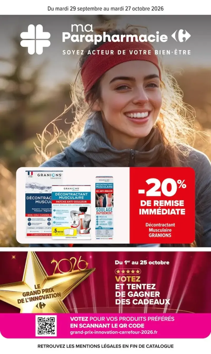 Carrefour catalogue du 29/09 au 28/10/2026 – page 1