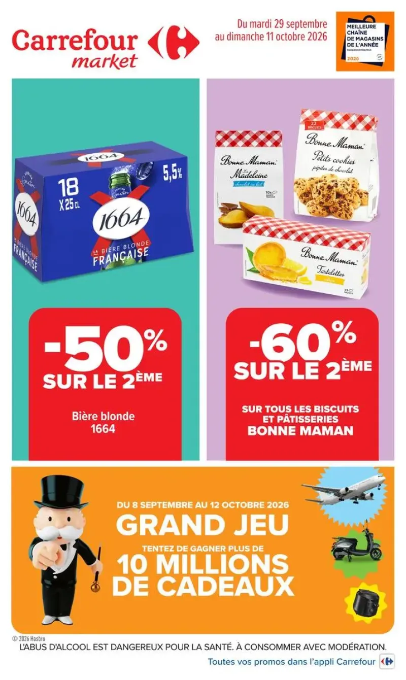 Carrefour Market catalogue du 29/09 au 12/10/2026 – page 1