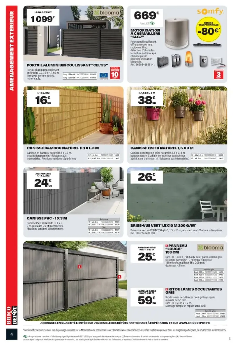 Brico Dépôt catalogue du 25/09 au 09/10/2026 – page 4