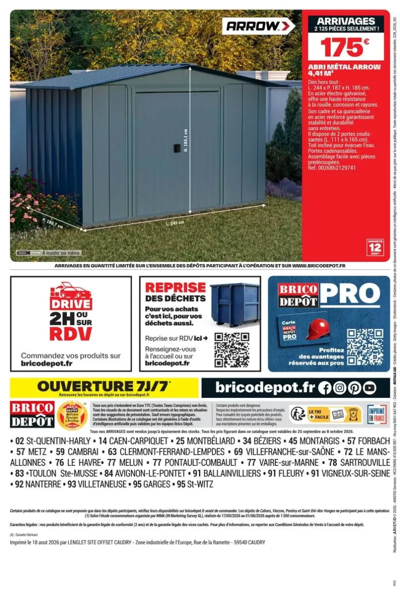 Brico Dépôt catalogue du 25/09 au 09/10/2026 – page 16