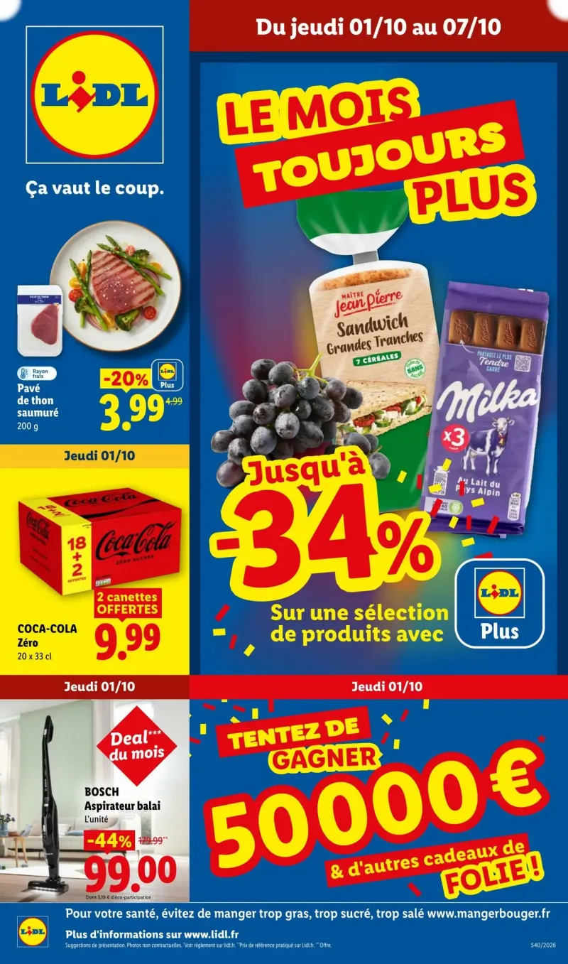Lidl catalogue du 27/09 au 08/10/2026 – page 1