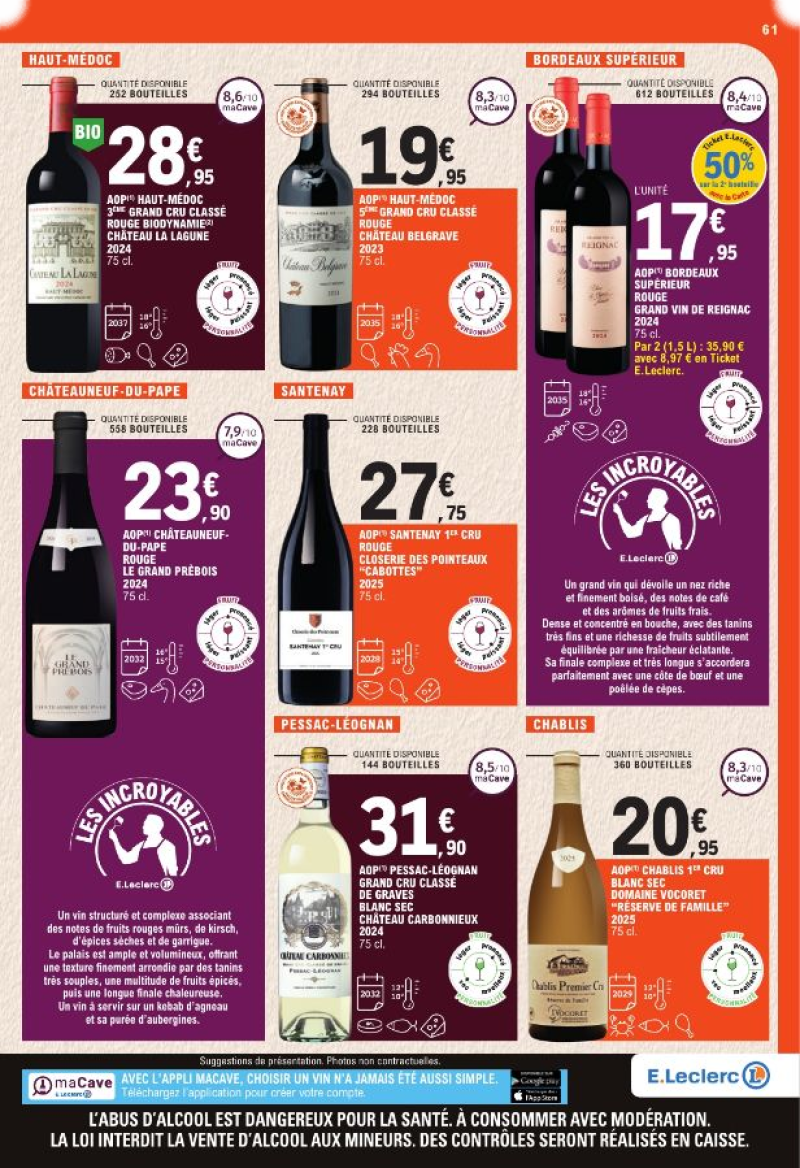E.Leclerc catalogue du 26/09 au 11/10/2026 – page 61
