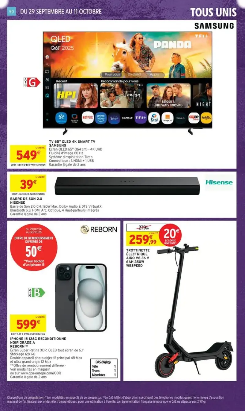 Intermarché Hyper catalogue du 29/09 au 12/10/2026 – page 50