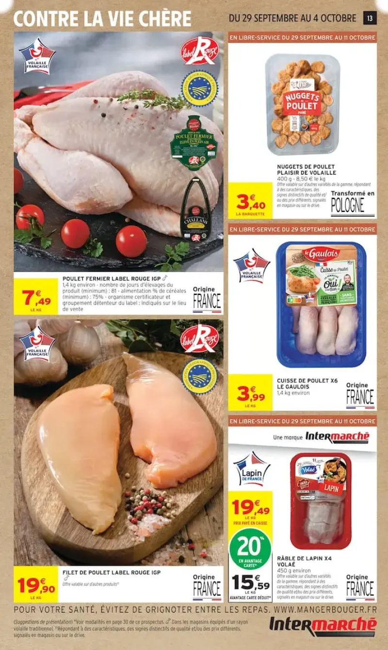 Intermarché Super catalogue du 29/09 au 12/10/2026 – page 13