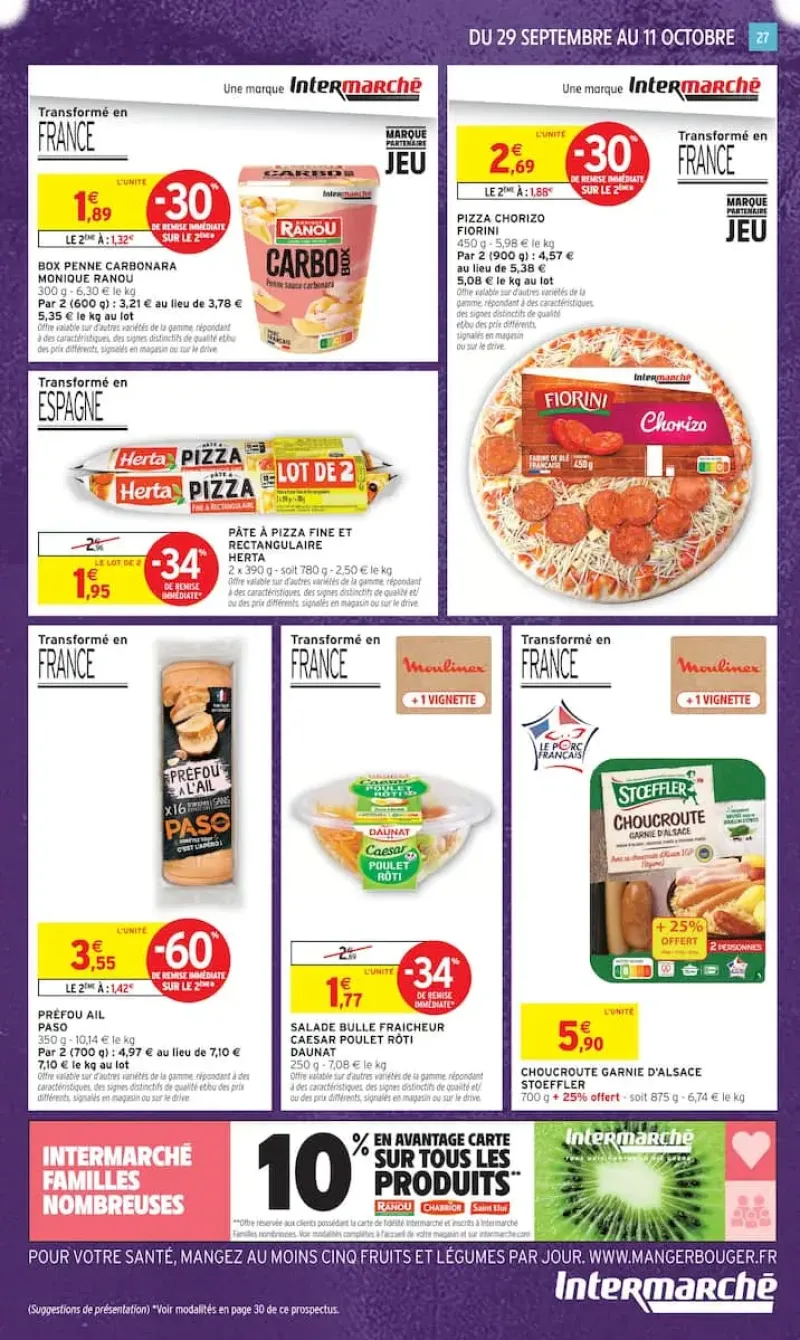 Intermarché Super catalogue du 29/09 au 12/10/2026 – page 27