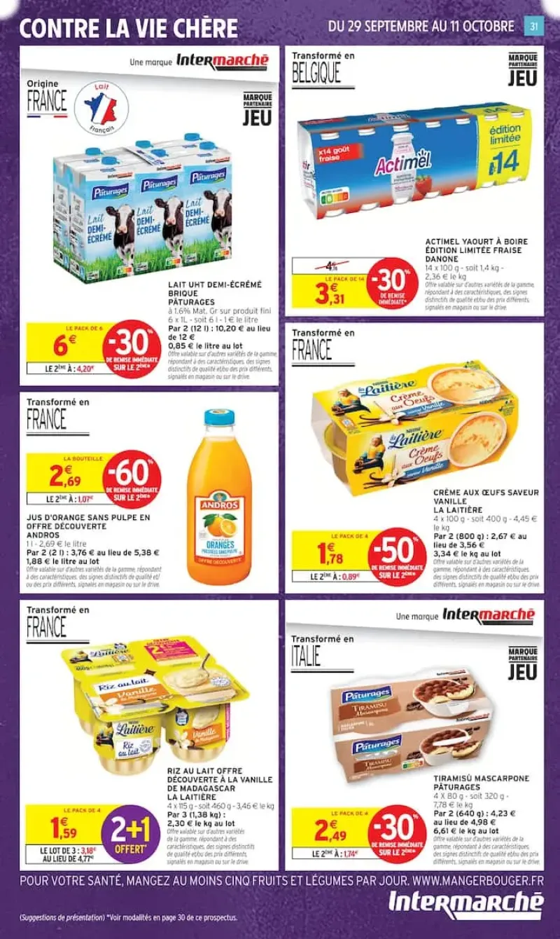 Intermarché Super catalogue du 29/09 au 12/10/2026 – page 31