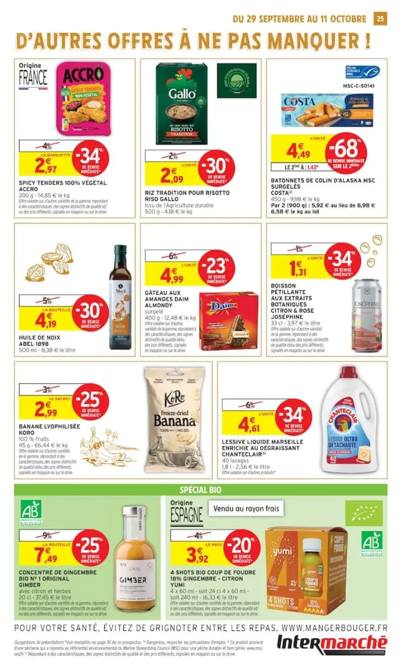 Intermarché Super catalogue du 29/09 au 12/10/2026 – page 25