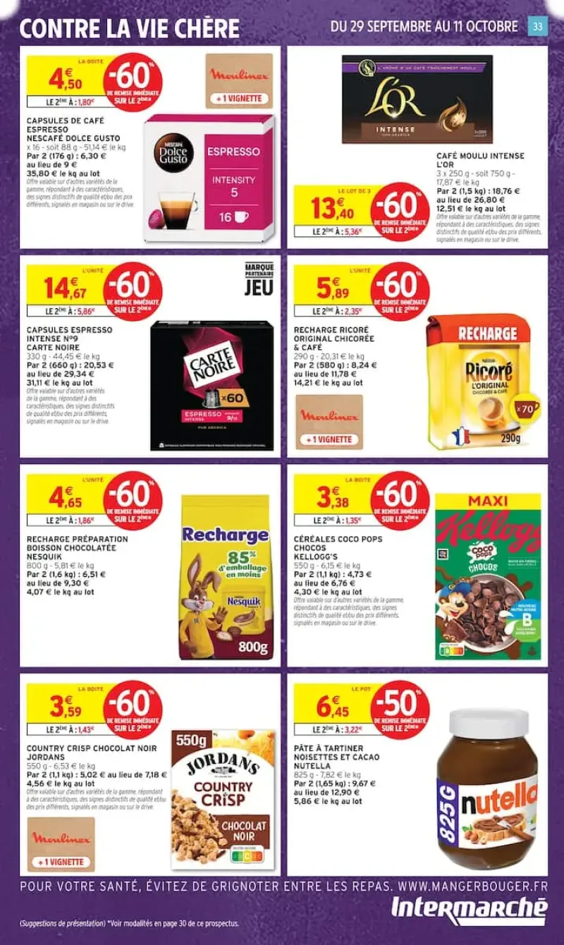Intermarché Super catalogue du 29/09 au 12/10/2026 – page 33