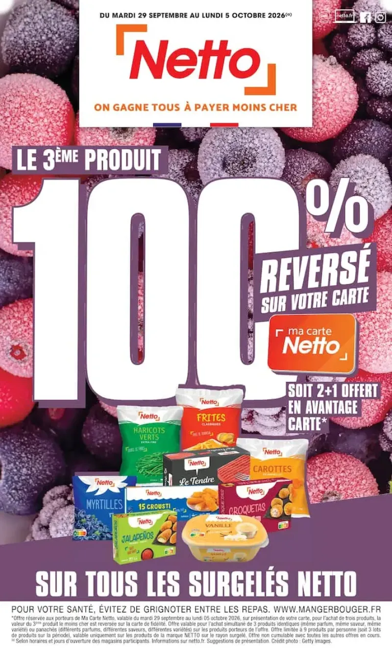 Netto catalogue du 29/09 au 06/10/2026 – page 1