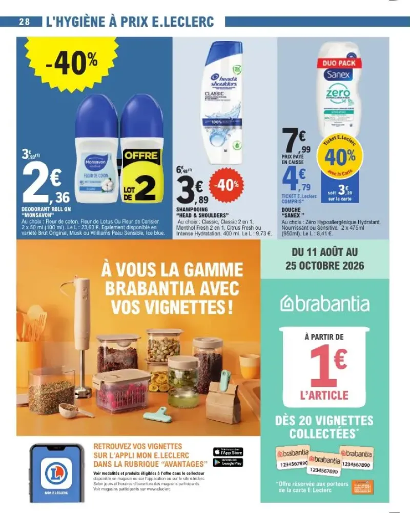 E.Leclerc catalogue du 29/09 au 11/10/2026 – page 28
