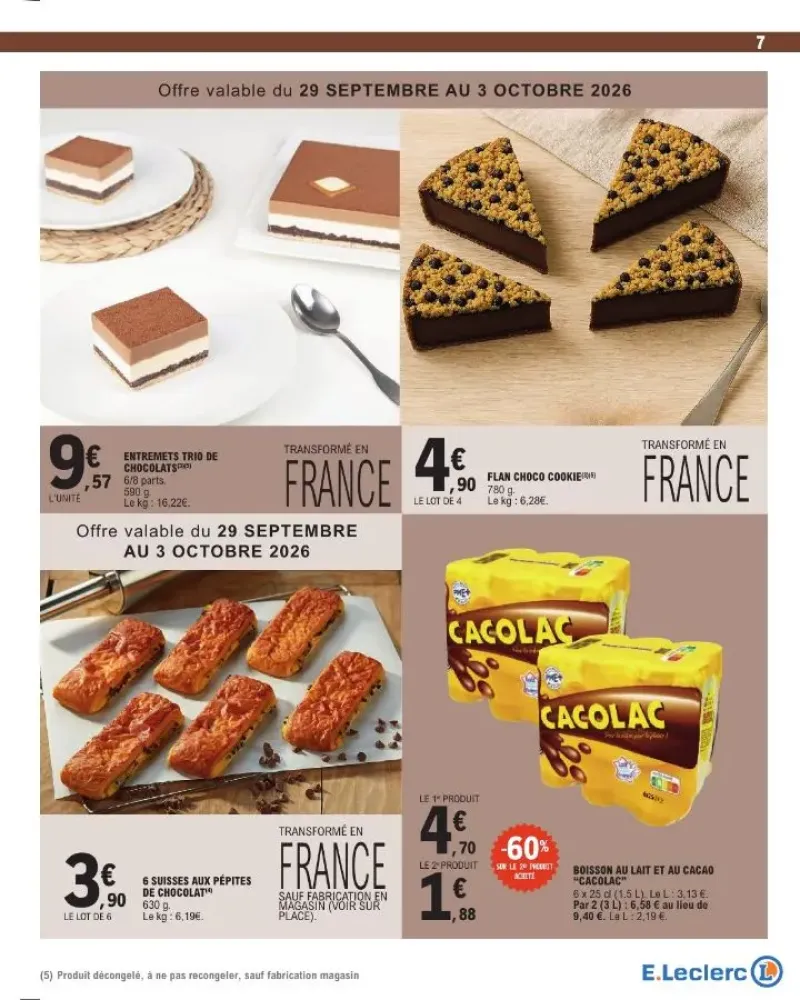 E.Leclerc catalogue du 29/09 au 11/10/2026 – page 7