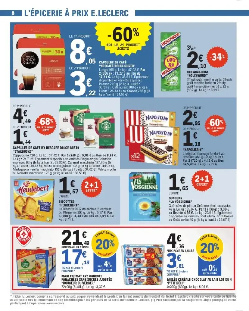 E.Leclerc catalogue du 29/09 au 11/10/2026 – page 8