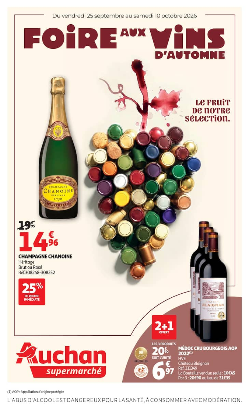 Auchan Supermarché catalogue du 25/09 au 11/10/2026 – page 1