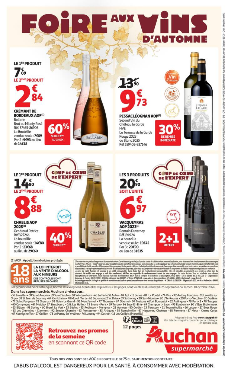 Auchan Supermarché catalogue du 25/09 au 11/10/2026 – page 12