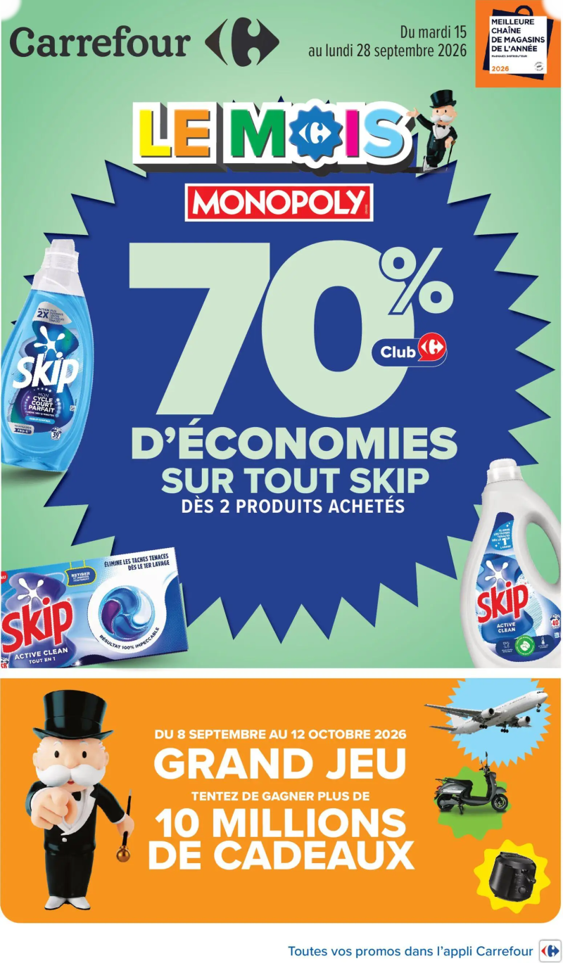 Carrefour Market catalogue du 15/09 – page 1