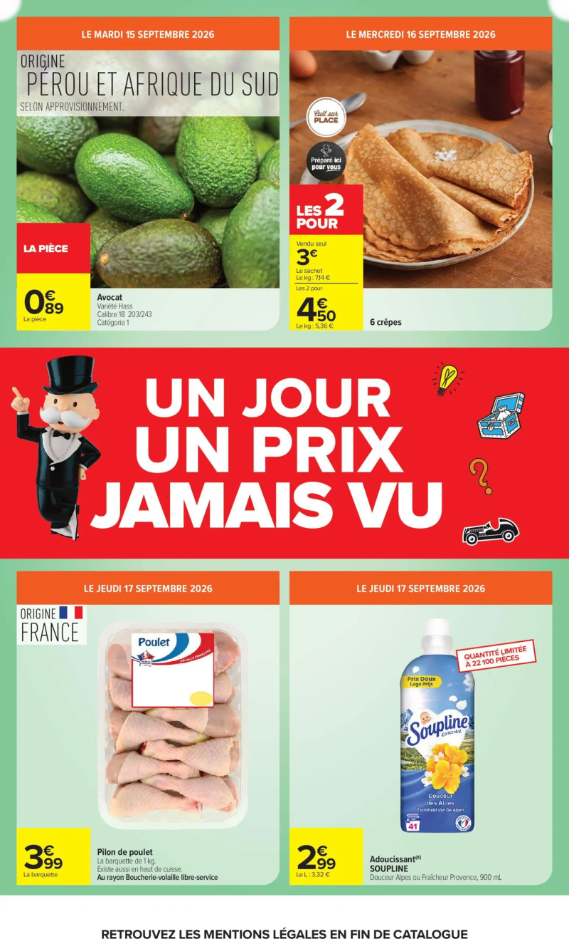 Carrefour Market catalogue du 15/09 – page 4