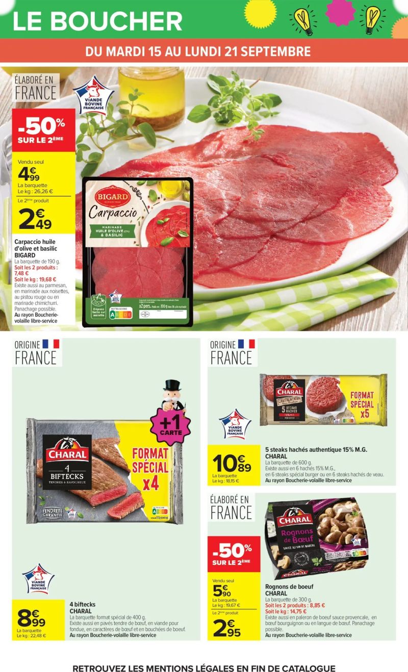 Carrefour Market catalogue du 15/09 – page 28
