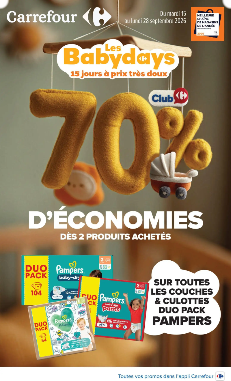 Carrefour catalogue du 15/09 – page 1