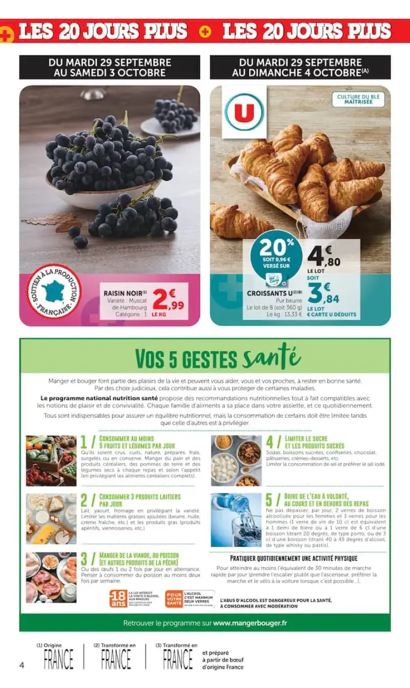 U Express catalogue du 29/09 au 12/10/2026 – page 4