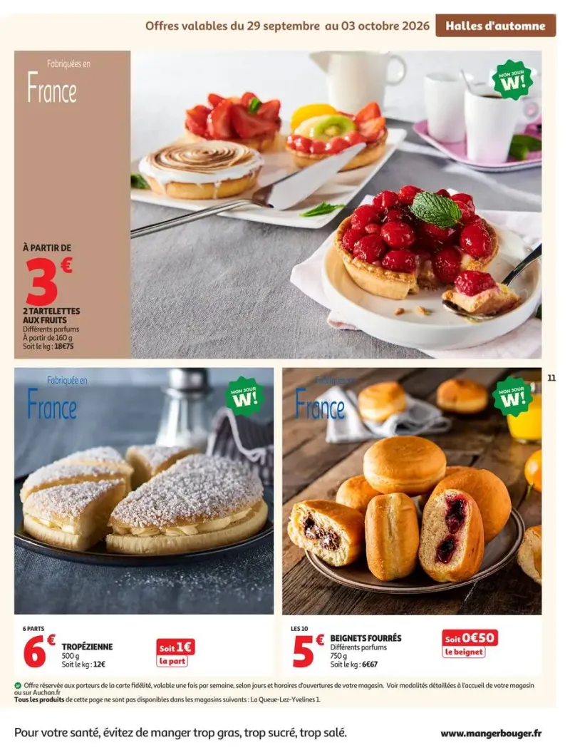 Auchan Supermarché catalogue du 29/09 au 11/10/2026 – page 11