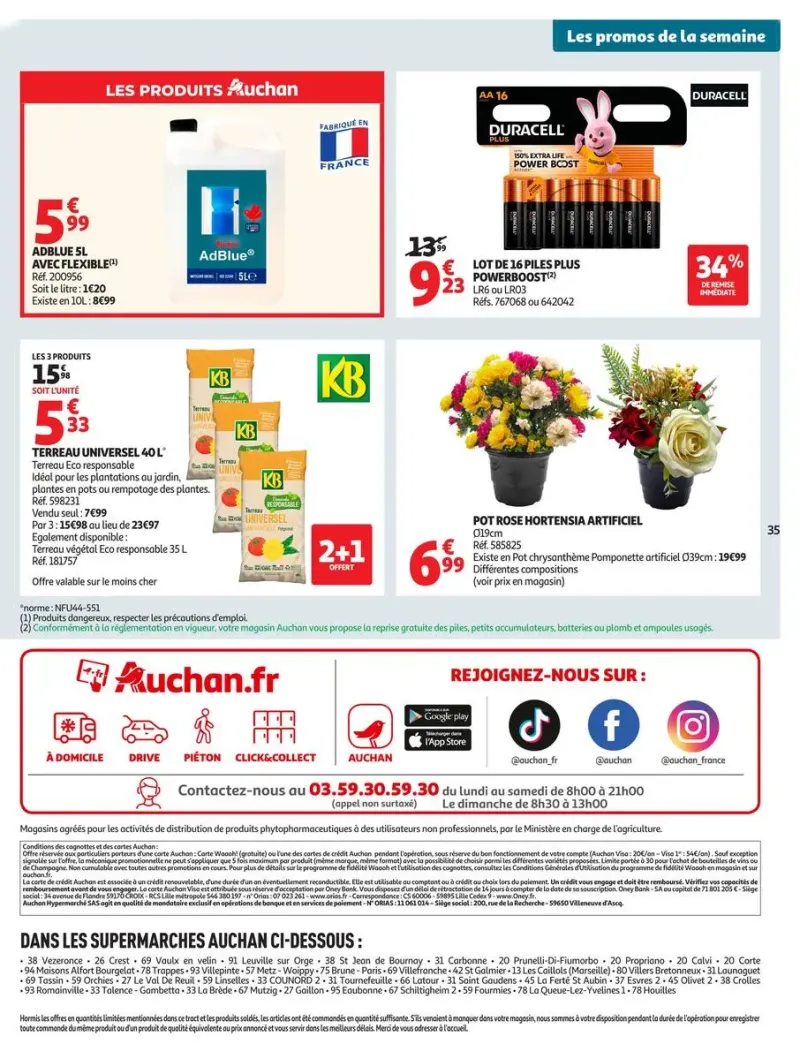 Auchan Supermarché catalogue du 29/09 au 11/10/2026 – page 34