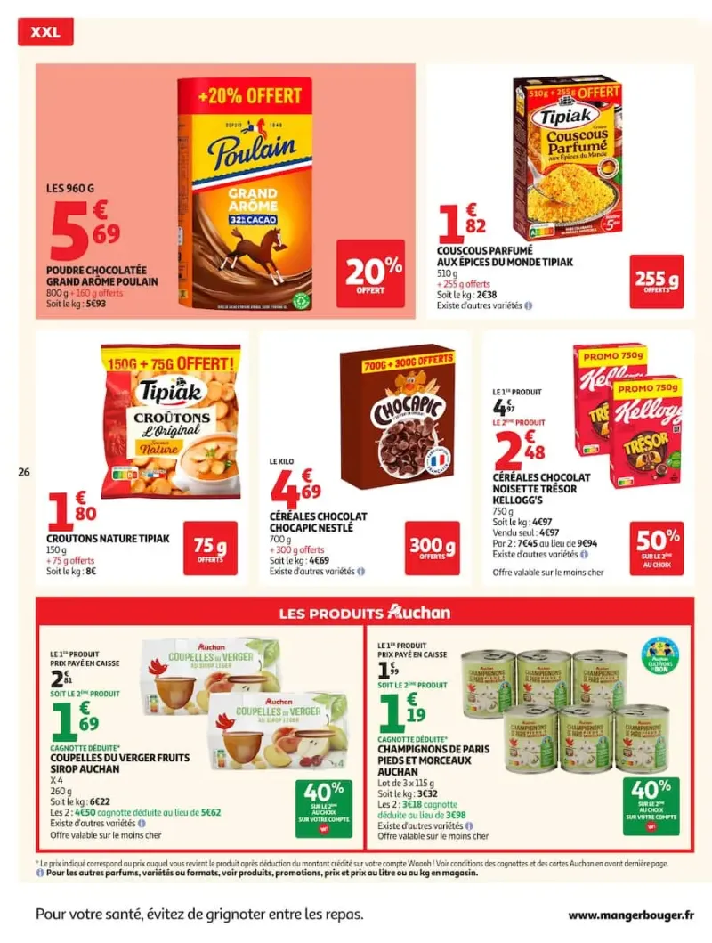 Auchan Supermarché catalogue du 29/09 au 11/10/2026 – page 26