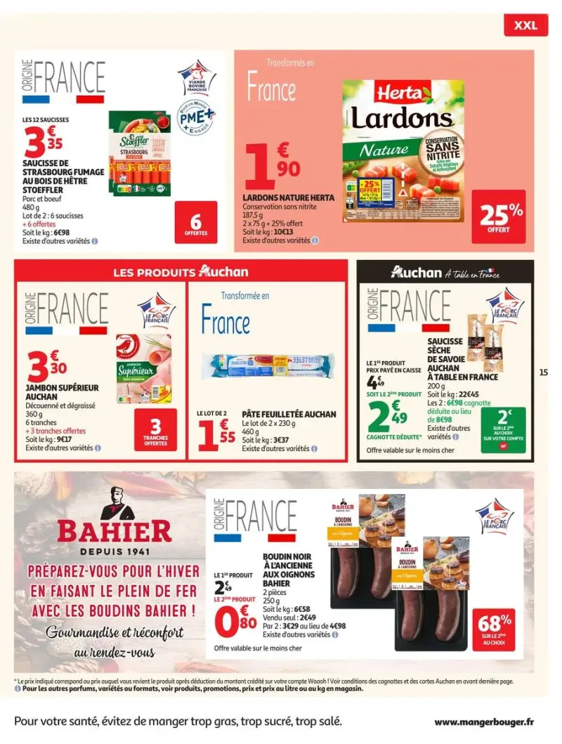 Auchan Supermarché catalogue du 29/09 au 11/10/2026 – page 15