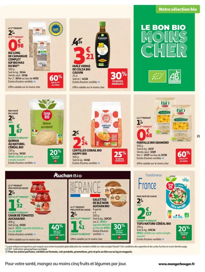Auchan Supermarché catalogue du 29/09 au 11/10/2026 – page 21