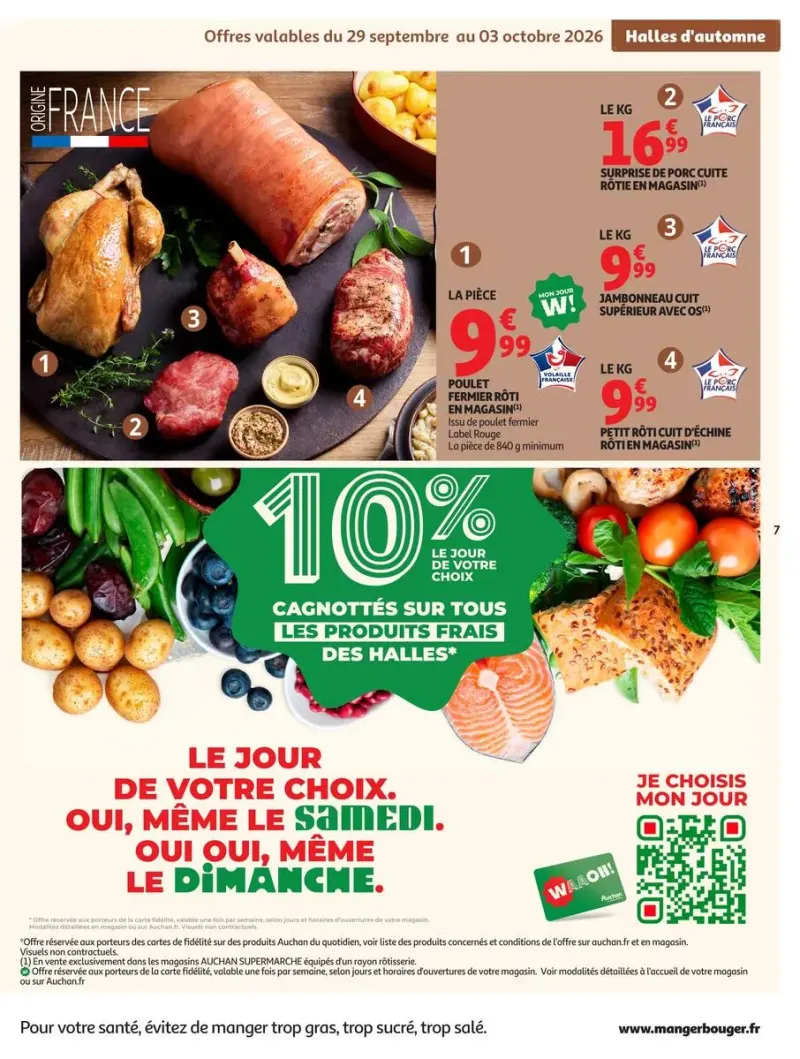 Auchan Supermarché catalogue du 29/09 au 11/10/2026 – page 7