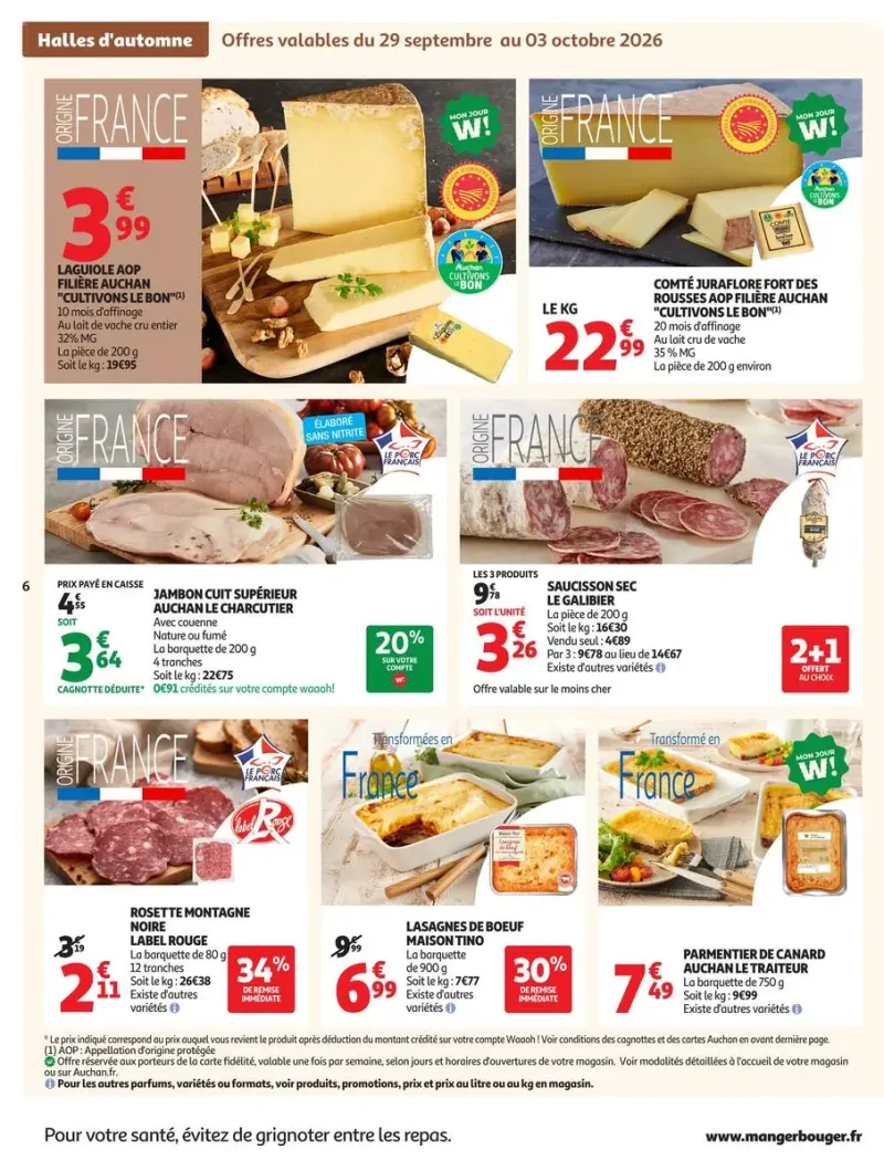 Auchan Supermarché catalogue du 29/09 au 11/10/2026 – page 6