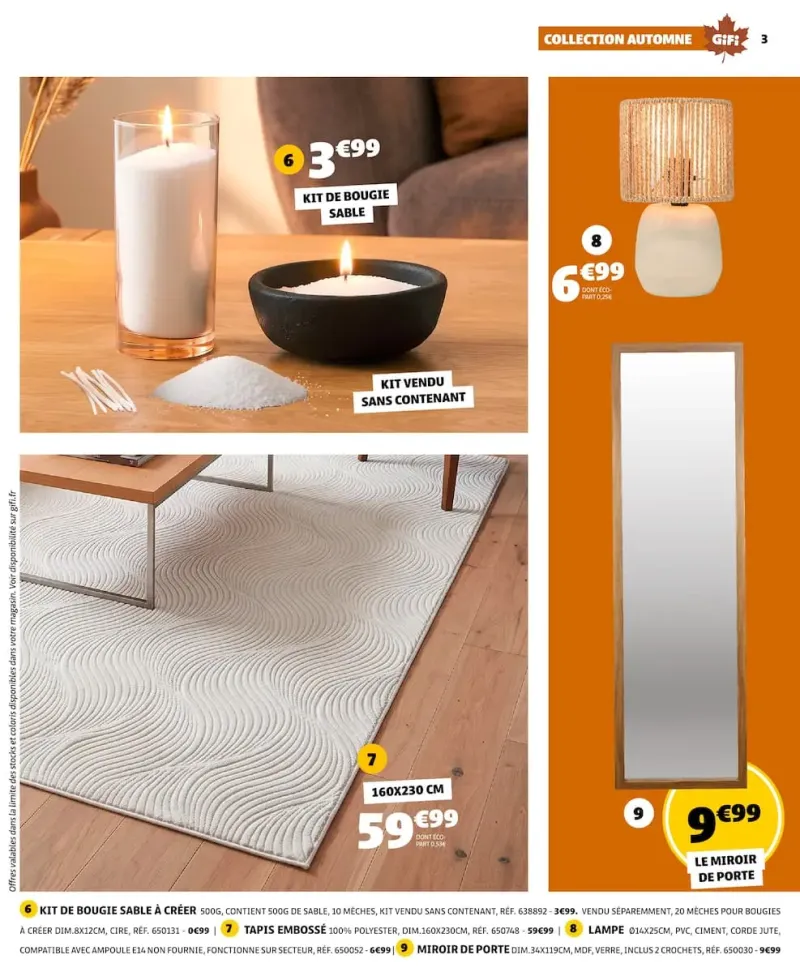 Gifi catalogue du 29/09 au 13/10/2026 – page 3