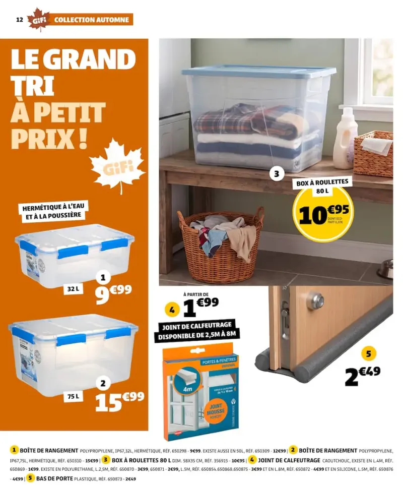 Gifi catalogue du 29/09 au 13/10/2026 – page 12