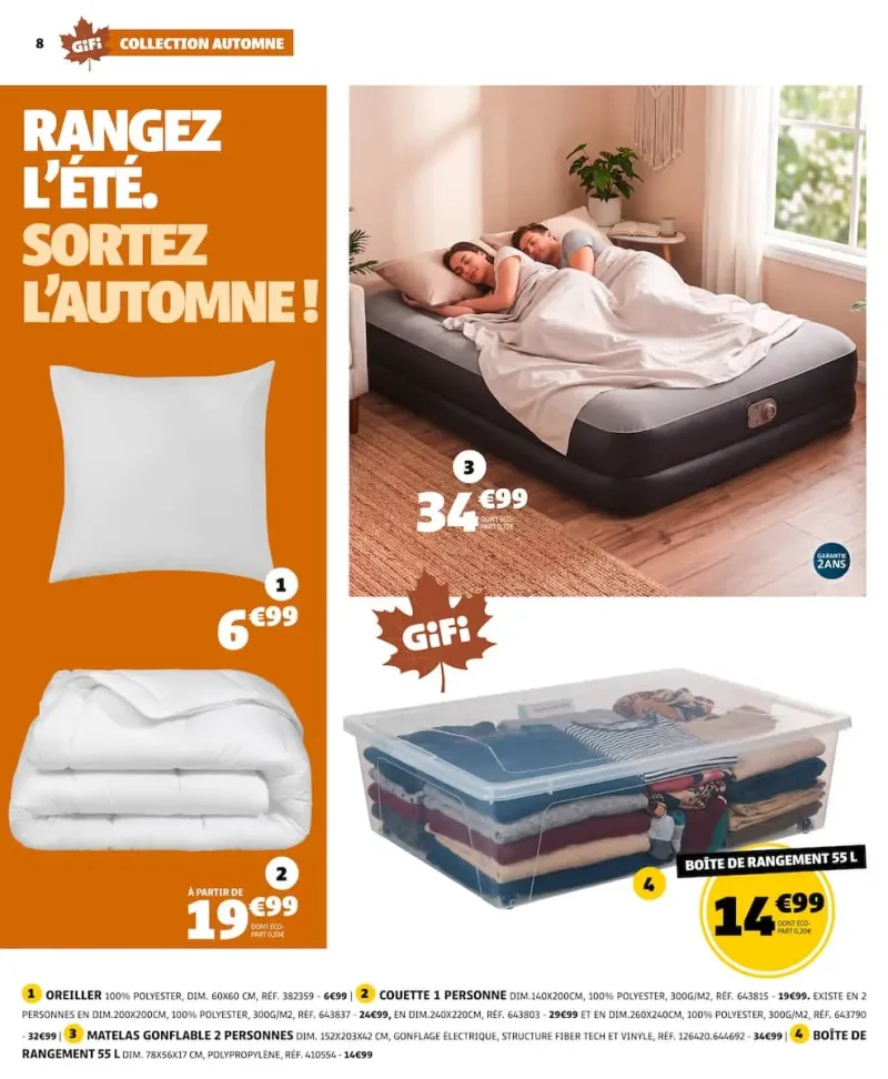 Gifi catalogue du 29/09 au 13/10/2026 – page 8