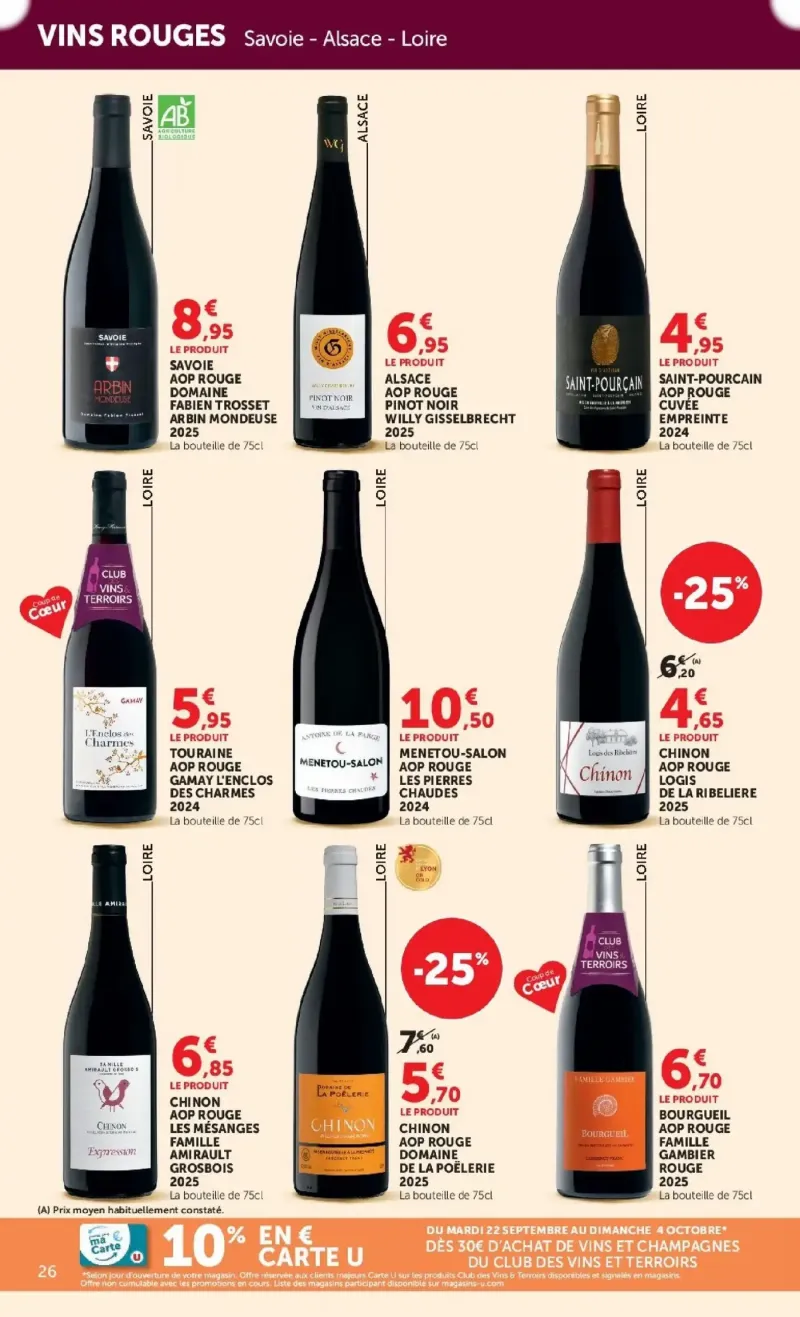 Super U catalogue du 22/09 – page 26