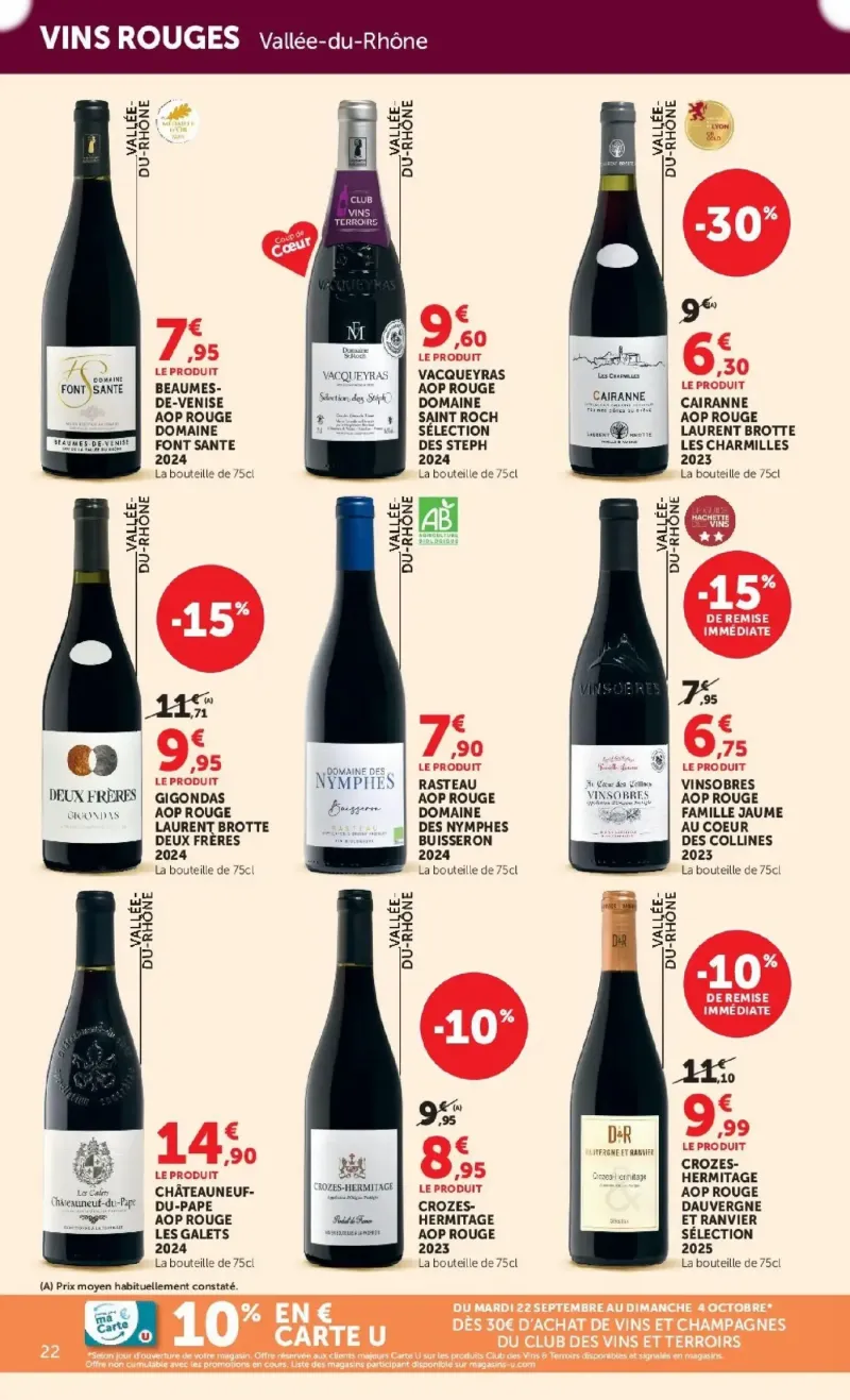Super U catalogue du 22/09 – page 22
