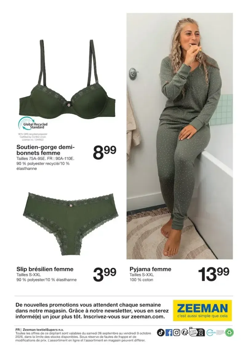Zeeman catalogue du 26/09 au 10/10/2026 – page 32