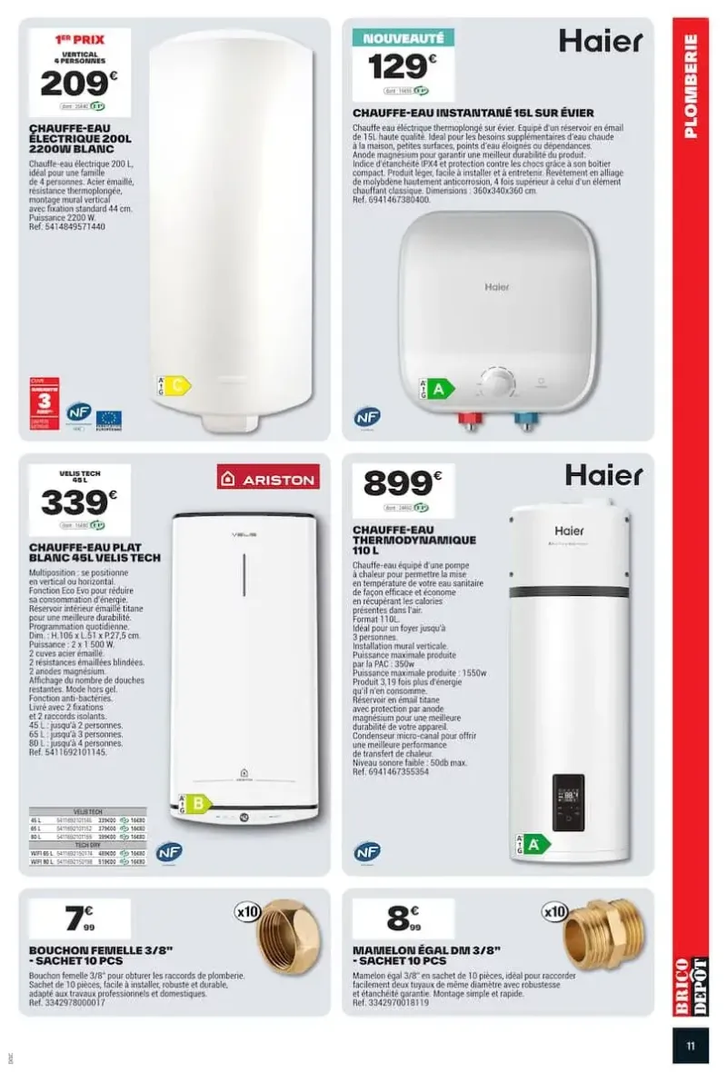 Brico Dépôt catalogue du 02/10 au 16/10/2026 – page 11