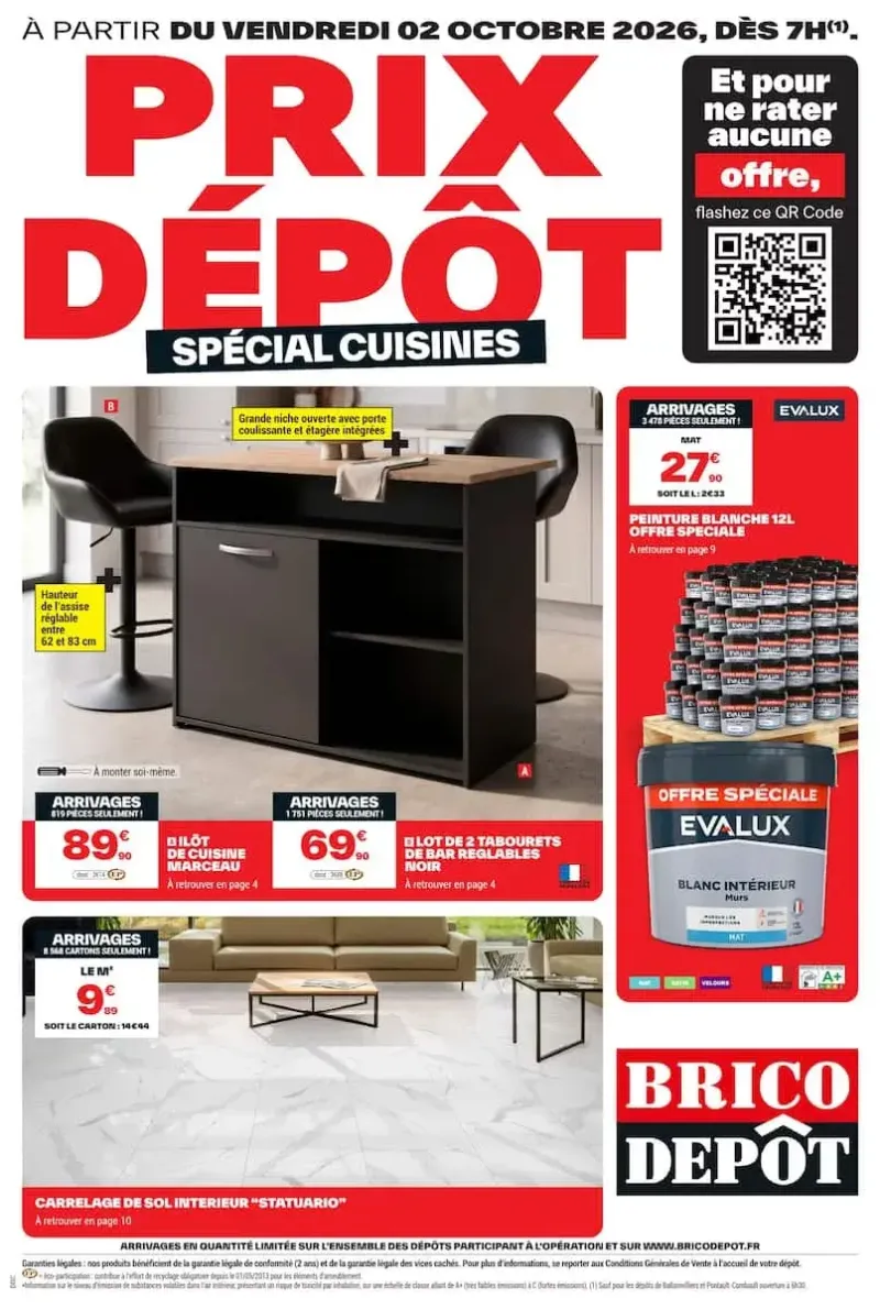 Brico Dépôt catalogue du 02/10 au 16/10/2026 – page 1
