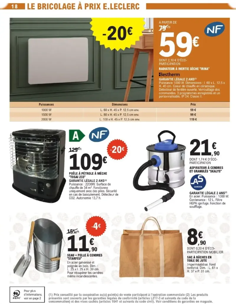 E.Leclerc catalogue du 22/09 – page 18