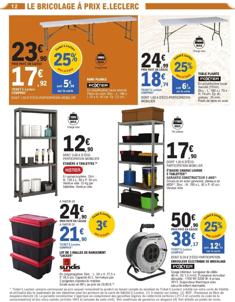 E.Leclerc catalogue du 22/09 – page 12