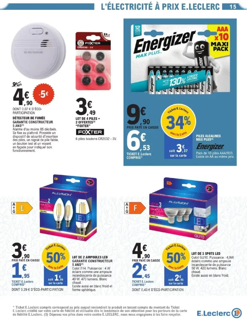 E.Leclerc catalogue du 22/09 – page 15
