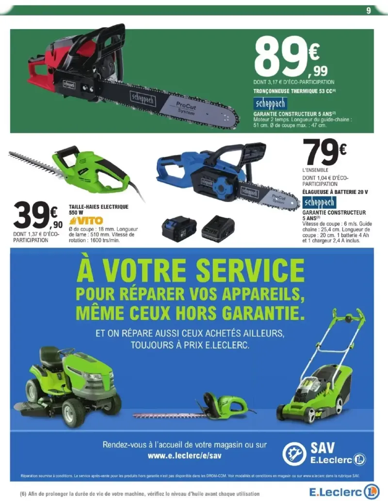 E.Leclerc catalogue du 22/09 – page 9