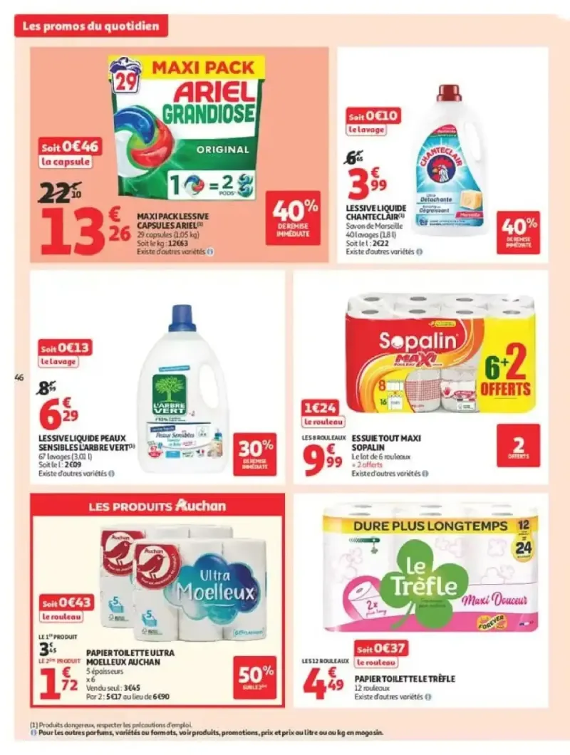 Auchan catalogue du 22/09 – page 46